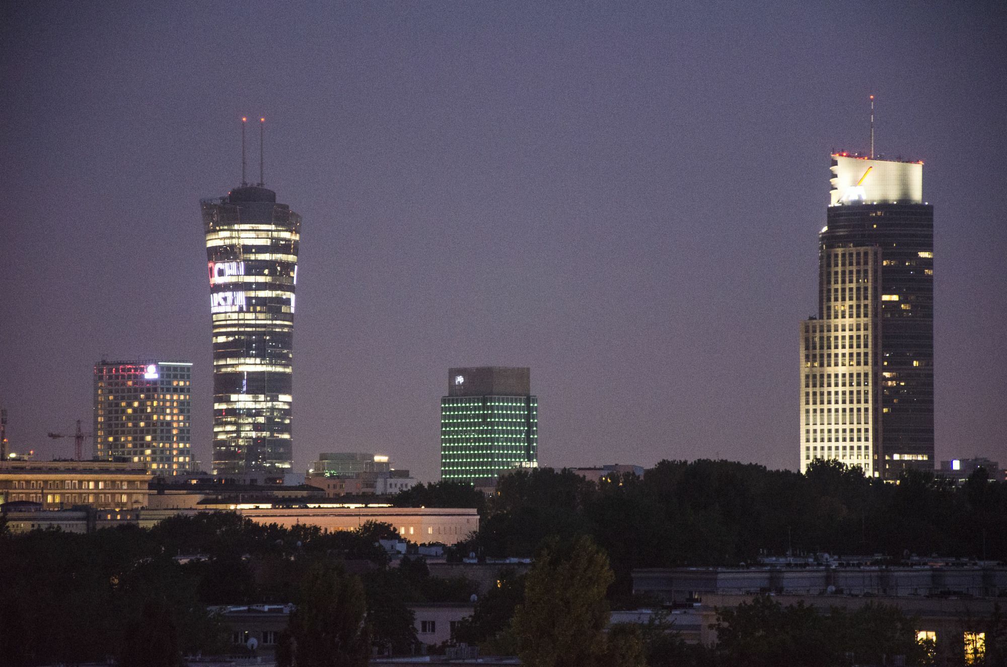 Studio Panorama "Night And Day" Warschau Exterior foto